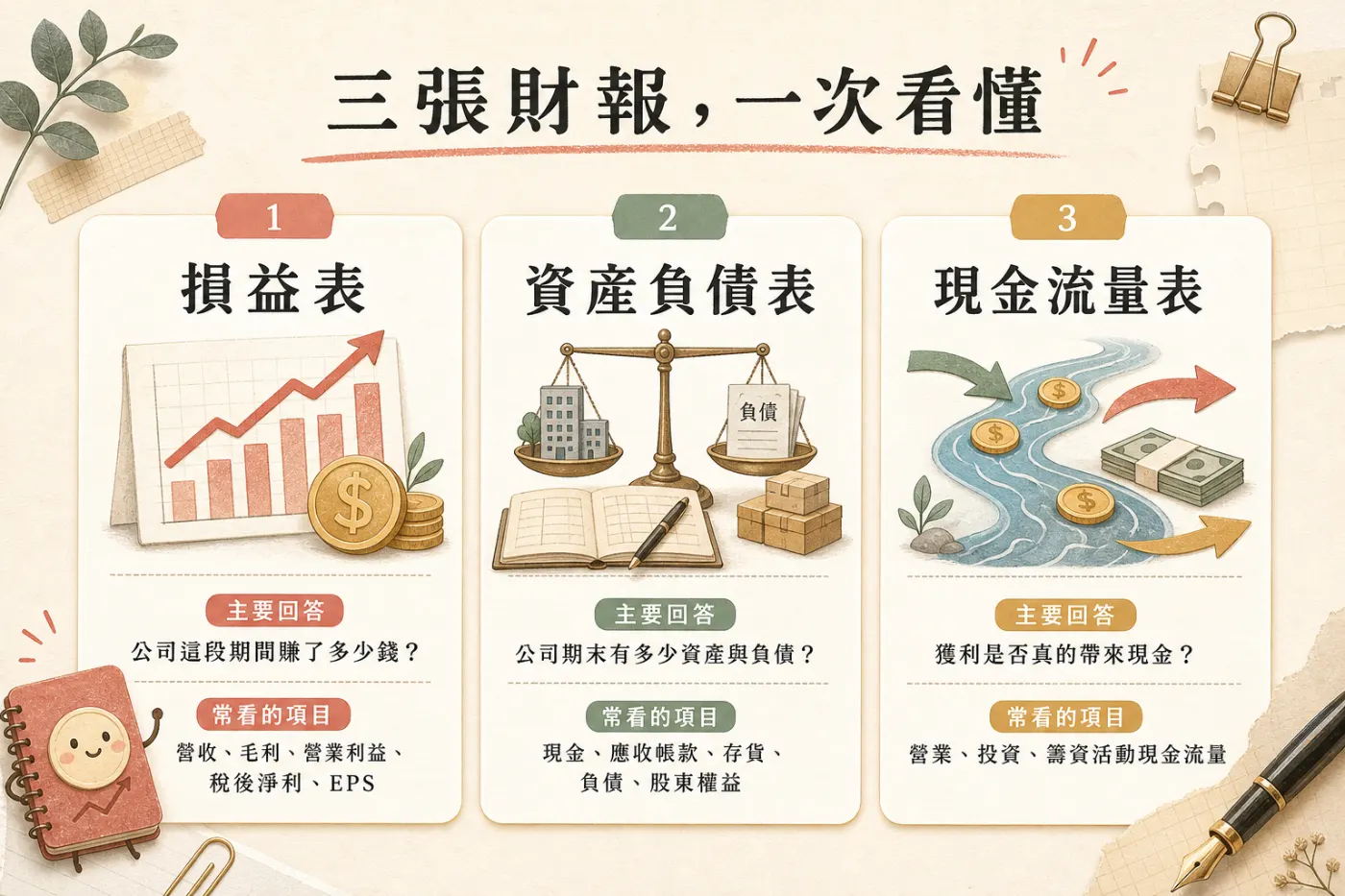 股票基本面分析怎麼做?三大財報與 10 個重要指標完整教學 插圖
